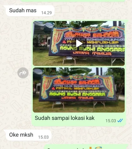 Pengiriman Papan Bunga Tambakrejo Purworejo
