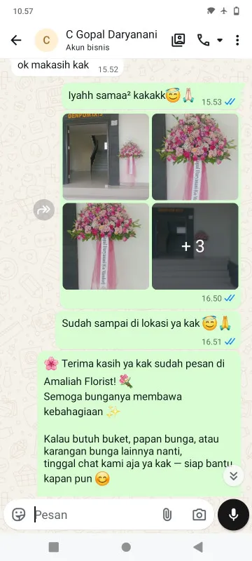 Pengiriman Karangan Bunga Tambakrejo Purworejo